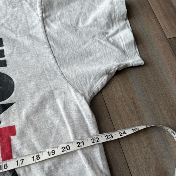 Vintage single stitch Detroit Red Wings Give blood play hockey tshirt grey XL - Picture 5 of 6